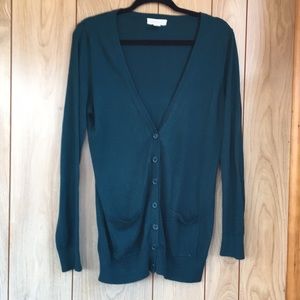 Forever 21 Teal Cardigan